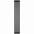 Радиатор STOUT TUBE QUADRO QV40-1750-5 R RAL1T103S9005 (черный матовый муар)